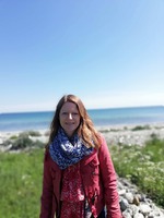 Mig ved Klint strand, 23.5.19. Taget af min veninde, Line.